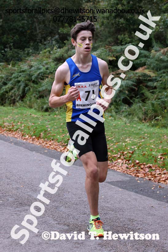 Boys under-15s ERRA Road Relays, Sutton Coldifield, Birmingham. Photo: David T. Hewitson/Sports for All Pics